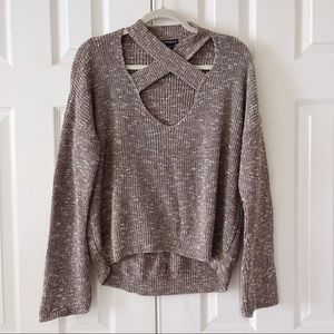 Express Crisscross Front Sweater